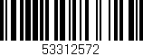 Código de barras (EAN, GTIN, SKU, ISBN): '53312572'