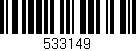 Código de barras (EAN, GTIN, SKU, ISBN): '533149'