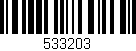 Código de barras (EAN, GTIN, SKU, ISBN): '533203'