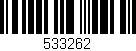 Código de barras (EAN, GTIN, SKU, ISBN): '533262'