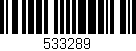 Código de barras (EAN, GTIN, SKU, ISBN): '533289'