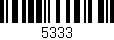 Código de barras (EAN, GTIN, SKU, ISBN): '5333'
