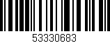 Código de barras (EAN, GTIN, SKU, ISBN): '53330683'