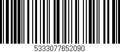 Código de barras (EAN, GTIN, SKU, ISBN): '5333077652090'