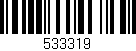 Código de barras (EAN, GTIN, SKU, ISBN): '533319'