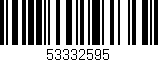 Código de barras (EAN, GTIN, SKU, ISBN): '53332595'