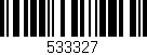 Código de barras (EAN, GTIN, SKU, ISBN): '533327'