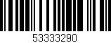 Código de barras (EAN, GTIN, SKU, ISBN): '53333290'