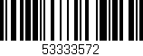 Código de barras (EAN, GTIN, SKU, ISBN): '53333572'