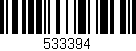 Código de barras (EAN, GTIN, SKU, ISBN): '533394'
