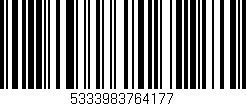 Código de barras (EAN, GTIN, SKU, ISBN): '5333983764177'