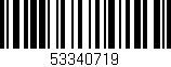 Código de barras (EAN, GTIN, SKU, ISBN): '53340719'