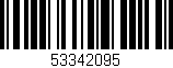 Código de barras (EAN, GTIN, SKU, ISBN): '53342095'