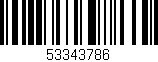 Código de barras (EAN, GTIN, SKU, ISBN): '53343786'