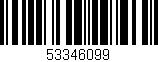 Código de barras (EAN, GTIN, SKU, ISBN): '53346099'