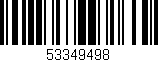 Código de barras (EAN, GTIN, SKU, ISBN): '53349498'
