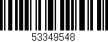 Código de barras (EAN, GTIN, SKU, ISBN): '53349548'