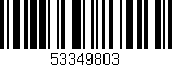 Código de barras (EAN, GTIN, SKU, ISBN): '53349803'