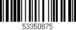 Código de barras (EAN, GTIN, SKU, ISBN): '53350675'