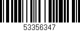 Código de barras (EAN, GTIN, SKU, ISBN): '53356347'
