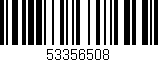 Código de barras (EAN, GTIN, SKU, ISBN): '53356508'