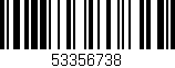 Código de barras (EAN, GTIN, SKU, ISBN): '53356738'