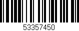 Código de barras (EAN, GTIN, SKU, ISBN): '53357450'