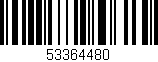 Código de barras (EAN, GTIN, SKU, ISBN): '53364480'