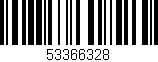Código de barras (EAN, GTIN, SKU, ISBN): '53366328'