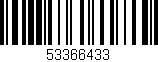 Código de barras (EAN, GTIN, SKU, ISBN): '53366433'