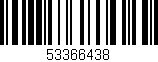 Código de barras (EAN, GTIN, SKU, ISBN): '53366438'