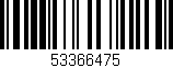 Código de barras (EAN, GTIN, SKU, ISBN): '53366475'