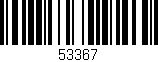 Código de barras (EAN, GTIN, SKU, ISBN): '53367'