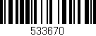 Código de barras (EAN, GTIN, SKU, ISBN): '533670'