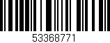 Código de barras (EAN, GTIN, SKU, ISBN): '53368771'