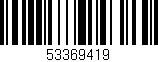 Código de barras (EAN, GTIN, SKU, ISBN): '53369419'