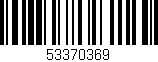 Código de barras (EAN, GTIN, SKU, ISBN): '53370369'