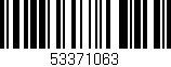 Código de barras (EAN, GTIN, SKU, ISBN): '53371063'
