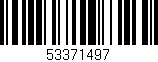 Código de barras (EAN, GTIN, SKU, ISBN): '53371497'