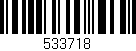 Código de barras (EAN, GTIN, SKU, ISBN): '533718'