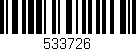 Código de barras (EAN, GTIN, SKU, ISBN): '533726'