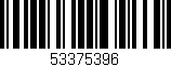 Código de barras (EAN, GTIN, SKU, ISBN): '53375396'