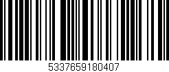Código de barras (EAN, GTIN, SKU, ISBN): '5337659180407'