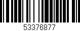 Código de barras (EAN, GTIN, SKU, ISBN): '53376877'