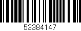 Código de barras (EAN, GTIN, SKU, ISBN): '53384147'