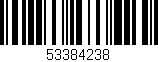 Código de barras (EAN, GTIN, SKU, ISBN): '53384238'