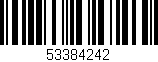 Código de barras (EAN, GTIN, SKU, ISBN): '53384242'