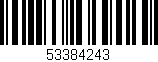 Código de barras (EAN, GTIN, SKU, ISBN): '53384243'