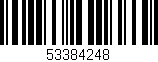 Código de barras (EAN, GTIN, SKU, ISBN): '53384248'
