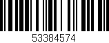 Código de barras (EAN, GTIN, SKU, ISBN): '53384574'